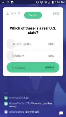 HQ Trivia android App screenshot 0